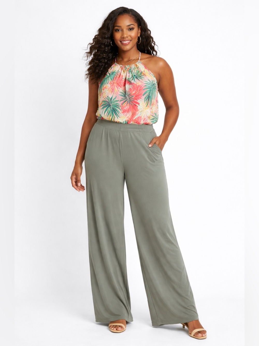 Chicos wide leg pants size XL Chicos size 3 R